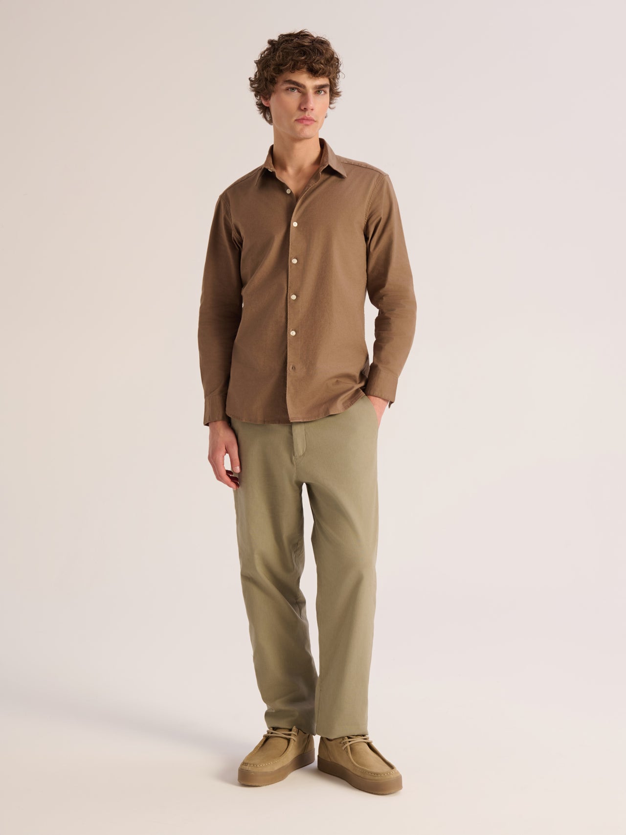 Regular fit cotton shirt