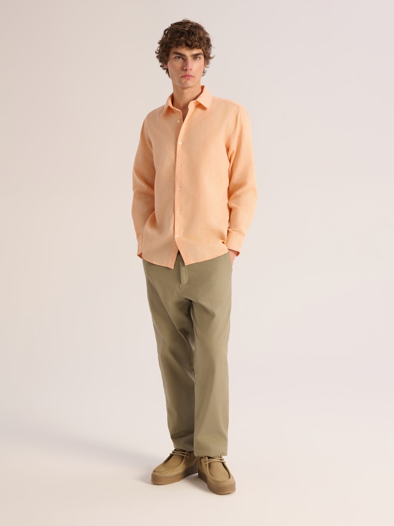 Regular fit cotton shirt