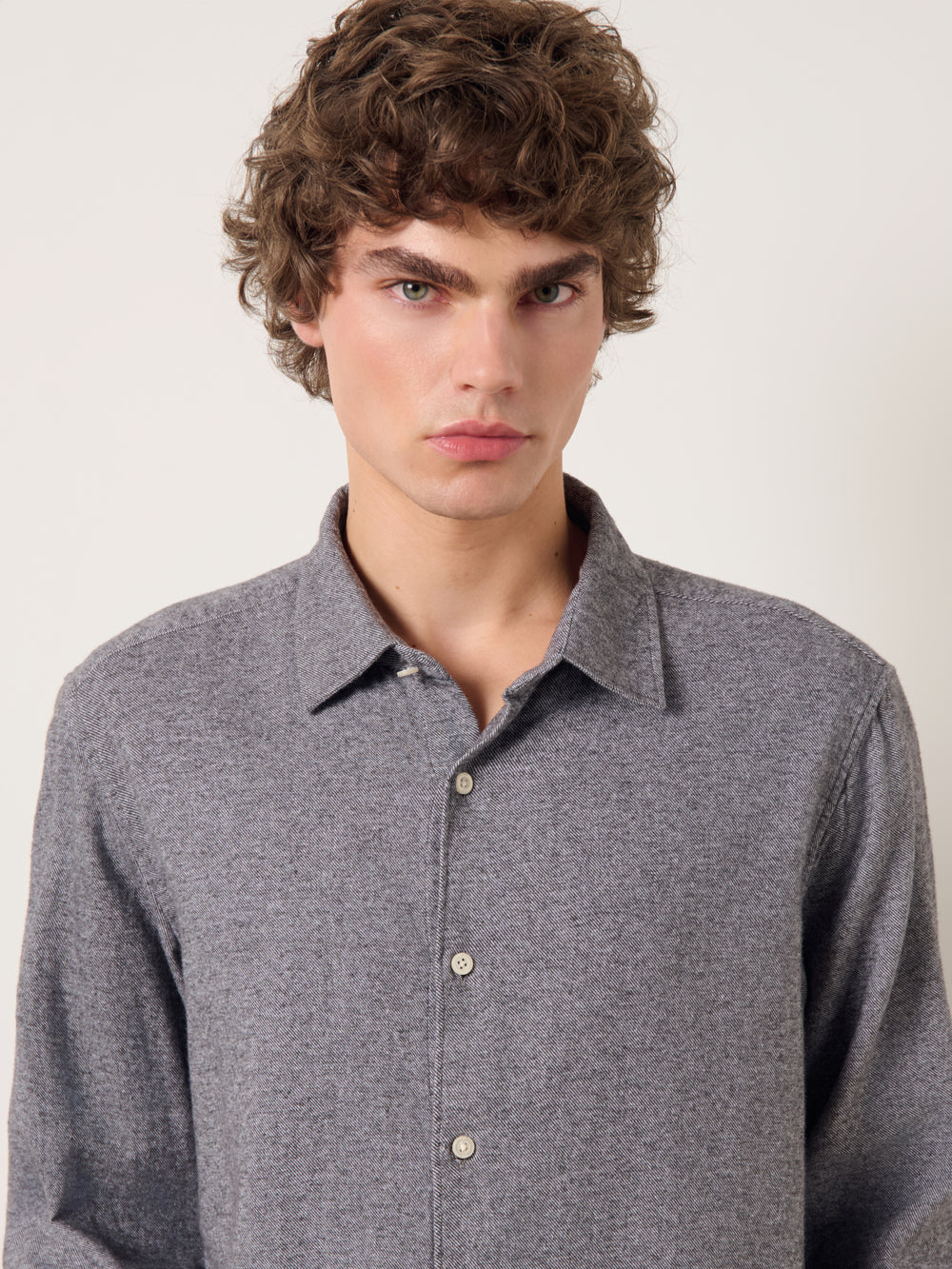 Brushed textured shirt