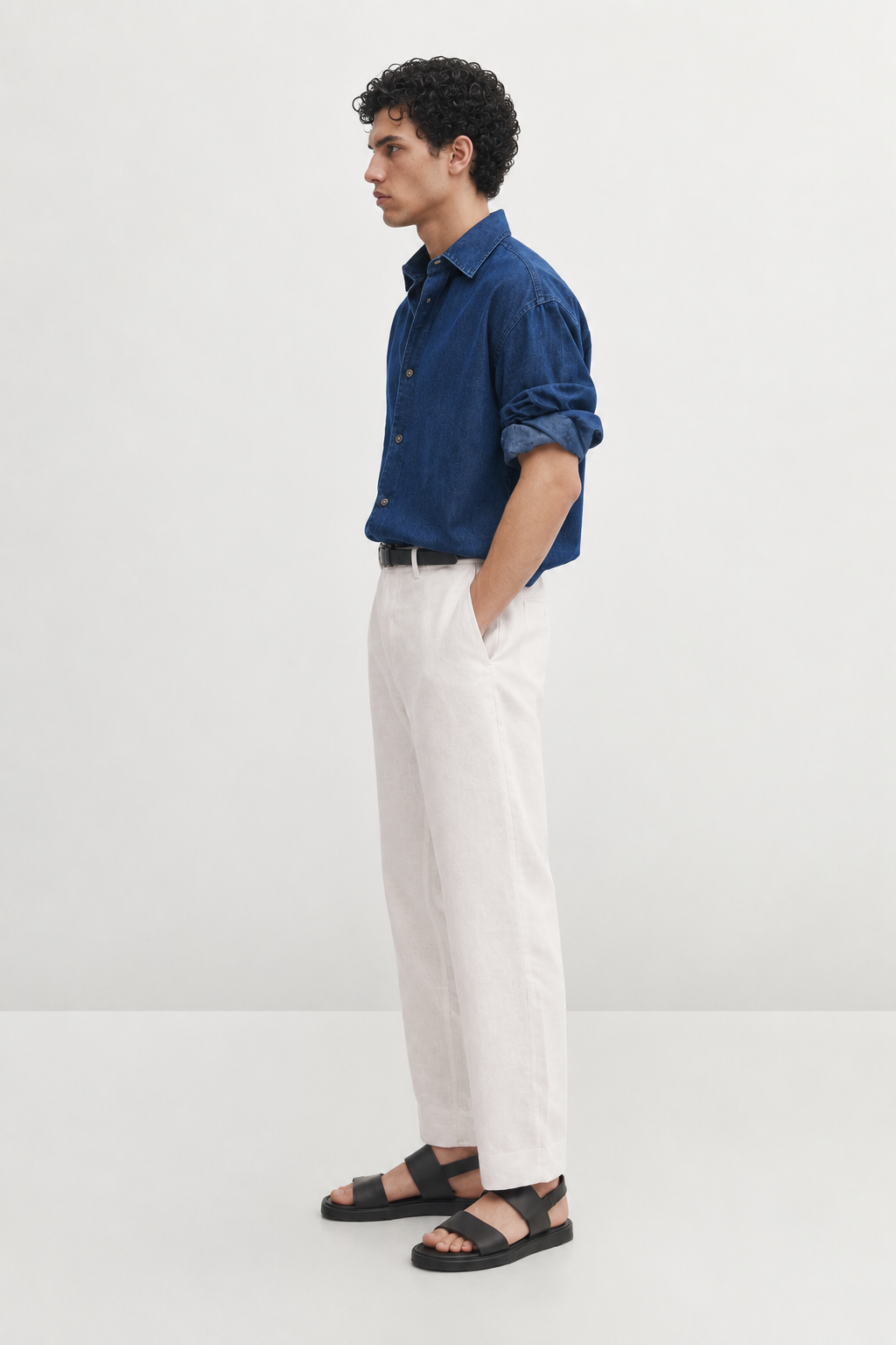 Denim regular fit shirt - Original blue