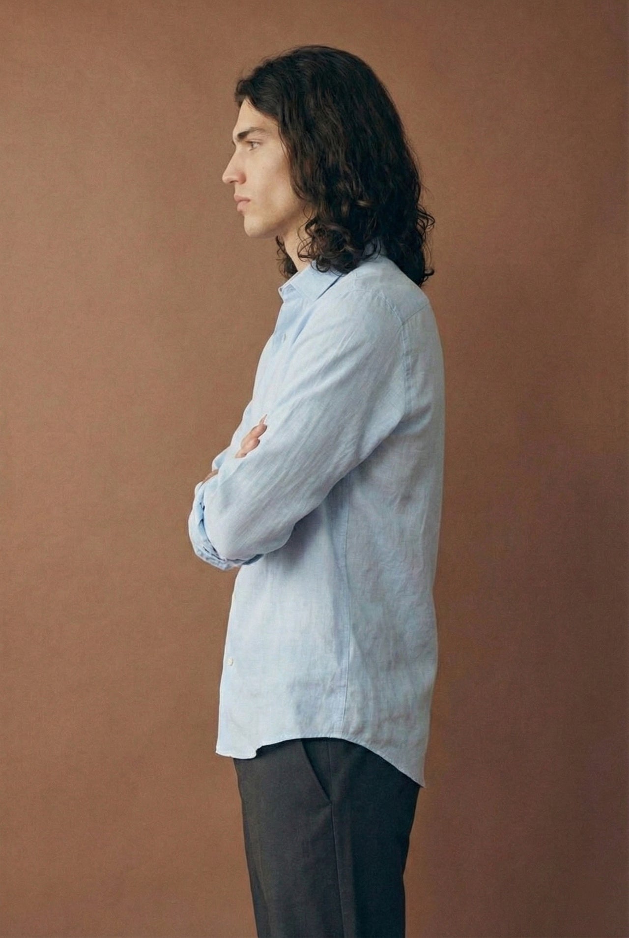 Relaxed fit Linen lyocell shirt