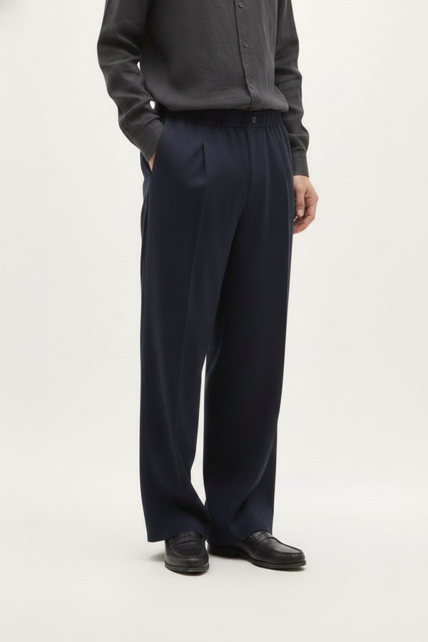 100% cotton wide trousers
