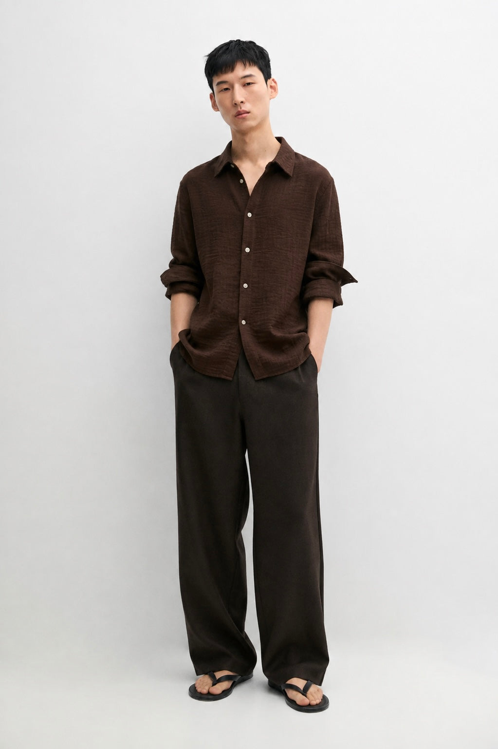 Regular fit textured shirt - Lily