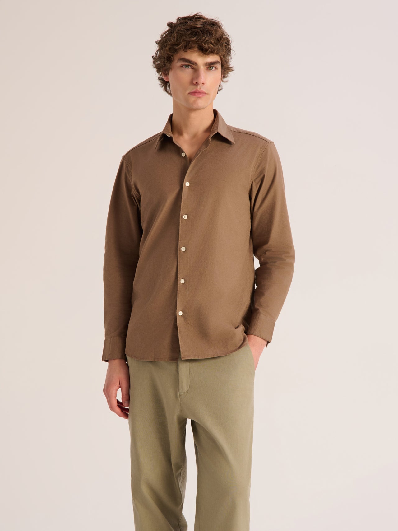 Regular fit cotton shirt