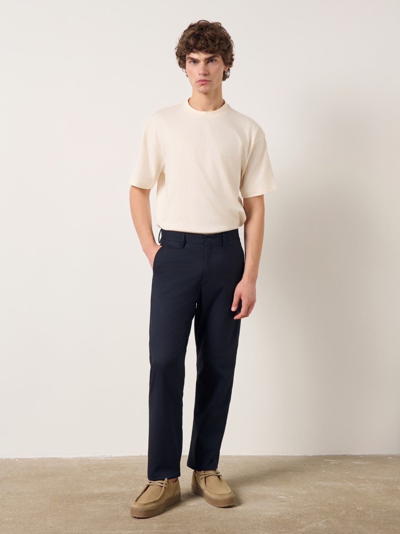 Straight fit trousers