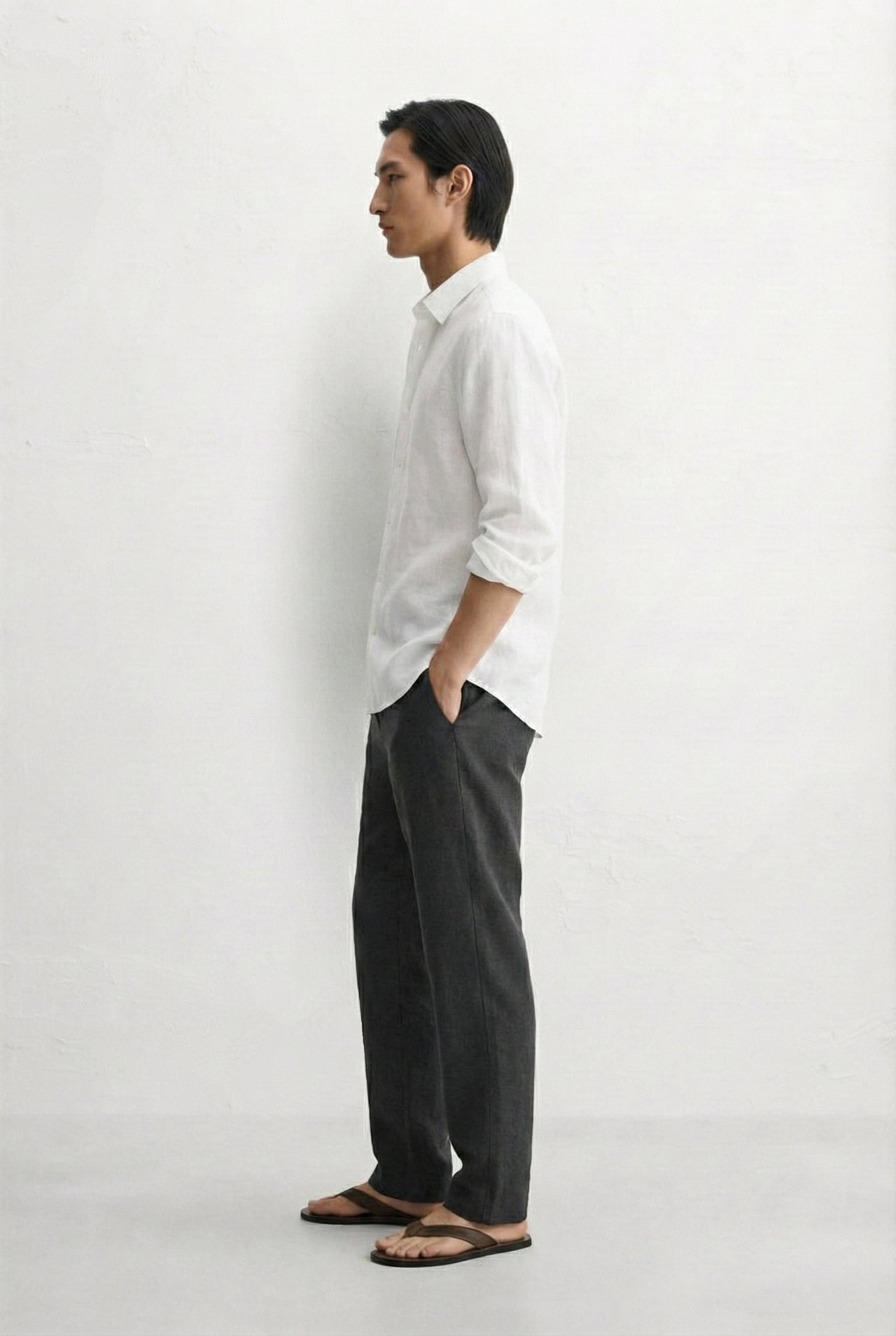 Relaxed fit Linen lyocell shirt