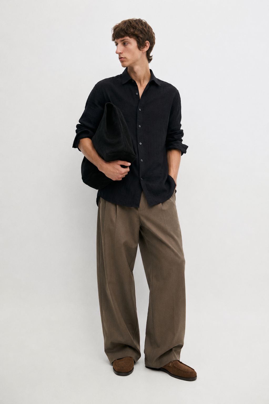Marcello drape shirt
