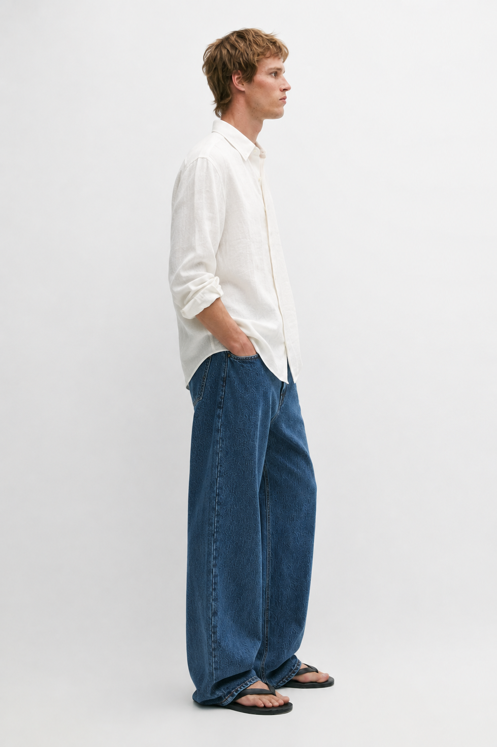 Regular fit textured shirt - Daisy